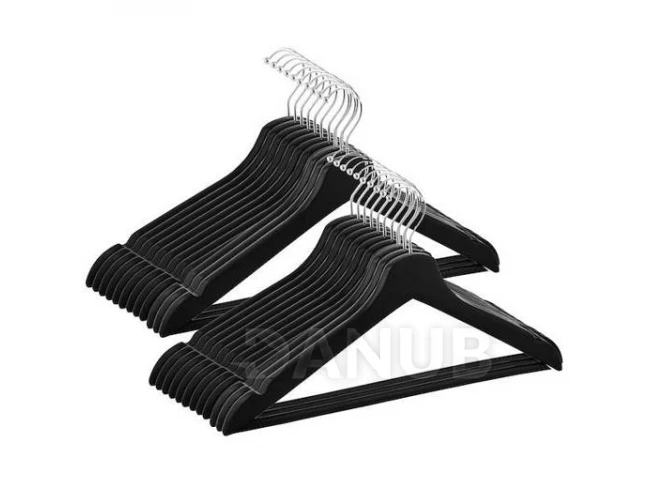 Fa ruhafogas - 20 db - fekete