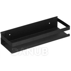 Fürdőszobai polc zuhanyzóhoz 30x10 cm - fekete