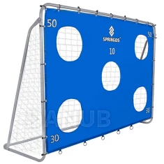 Acél futballkapu célzófallal - 240x170 cm 