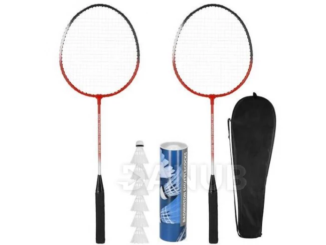 Sada bedmiTollaslabda ütő készlet 2 db + 6 db kosárntonových rakiet 2 ks + 6ks košíkov