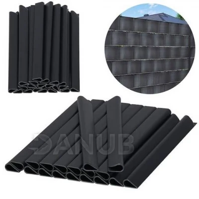 Kapcsok árnyékoló kerítésszalaghoz - 20 db m készlet - antracit színű