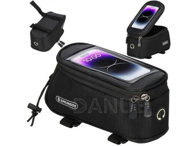 Kerékpár táska telefontartóval - vízálló