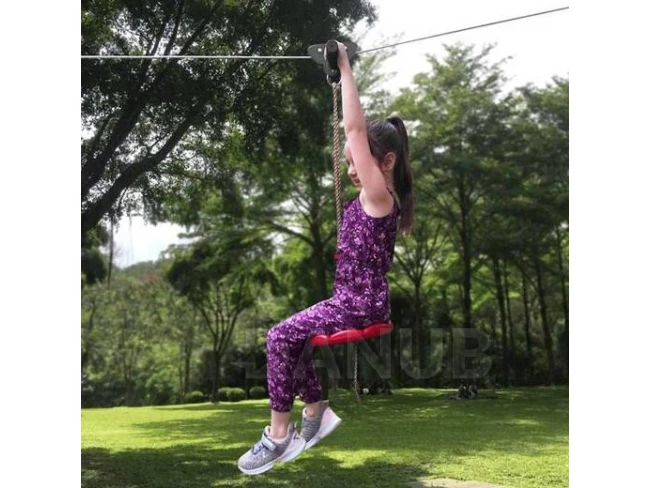 Zip-line gyermekeknek kertbe - kötélpálya - 120 kg-ig