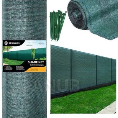 Árnyékolóháló - 90%-os árnyékolás - 1,2x25m - 140g/m2 - zöld