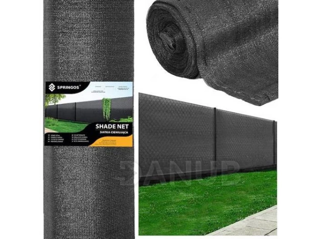 Árnyékoló háló - 90%-os árnyékolás - 1,5x10m - 140g/m2 - antracit