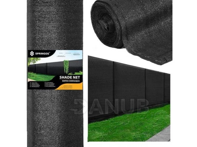 árnyékolóháló - 90%-os árnyékolás - 1,5x10m - 140g/m2 - fekete