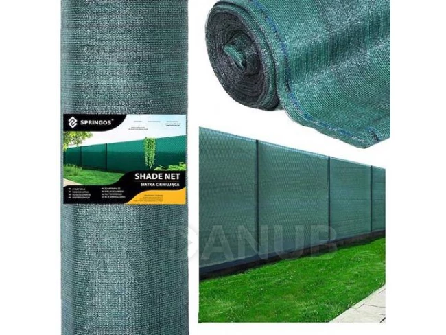 árnyékolóháló - 90%-os árnyékolás - 1,5x10m - 140g/m2 - zöld