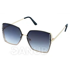 Napszemüveg Rachel - Black/Gold