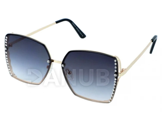 Napszemüveg Rachel - Black/Gold