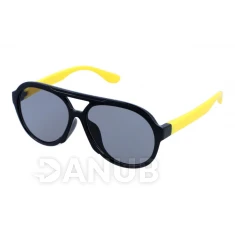 Gyerek napszemüve Pilot - Black/Yellow