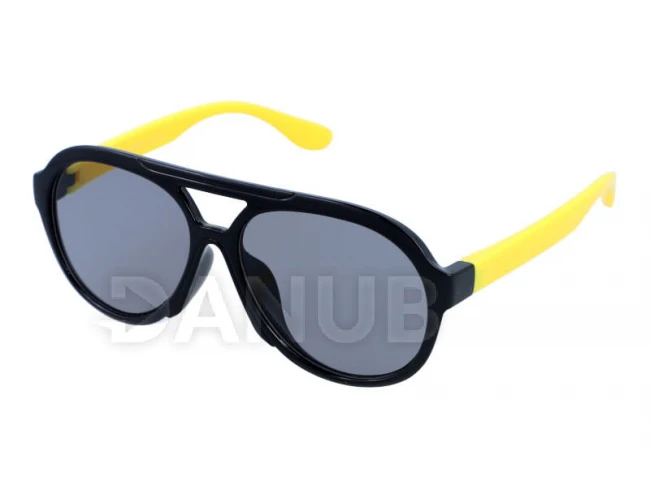 Gyerek napszemüve Pilot - Black/Yellow