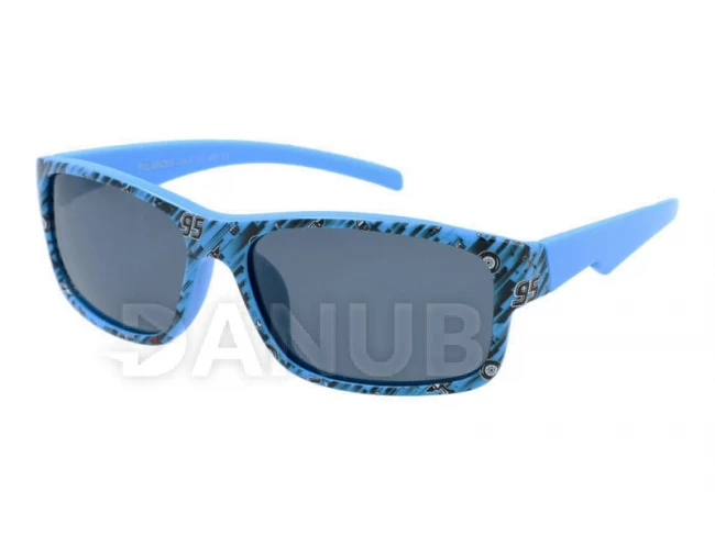 Gyerek polarizált napszemüveg Car Race - svetlomodrá