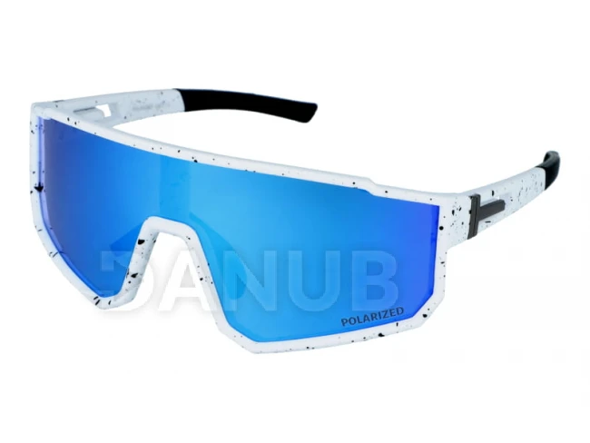 Sportos polarizált szemüveg Active life - White/Blue