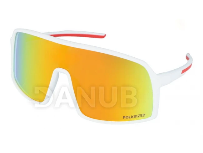 Sportos polarizált szemüveg Be Active - White/Red