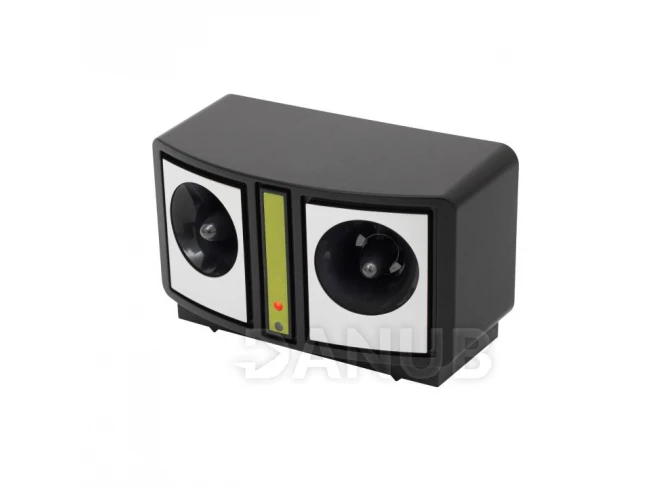 Home UH13 ultrahangos rágcsálóriasztó, változó frekvencia, 24 órás vagy csak éjszakai üzemmódok, tesztgomb, 3 lépéses riasztási gyakoriság