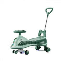 Swing FIX S2 LED robogó fogantyúval - max. 100 kg - zöld