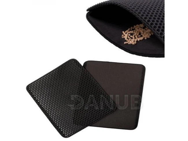 Macskaalmos tálca kétoldalú 45x60cm - fekete