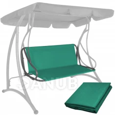 Ülés kerti hintához - 130 x 100 cm - türkiz