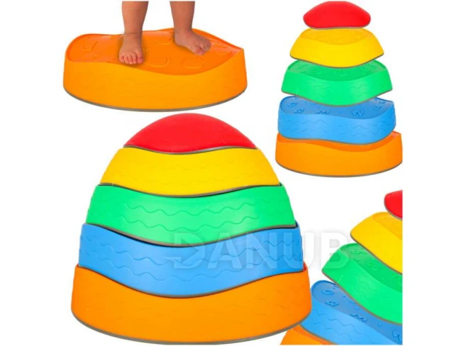 Szenzoros pálya folyami kövek - 5 db