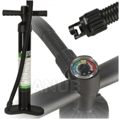 Nagynyomású szivattyú SUP-hoz nyomásmérővel