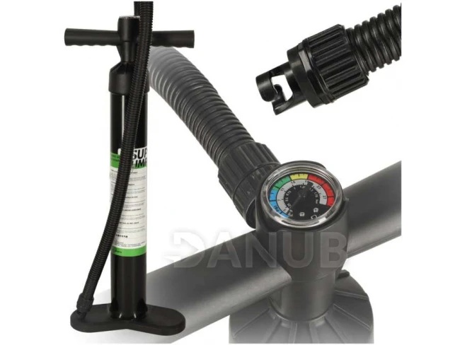 Nagynyomású szivattyú SUP-hoz nyomásmérővel