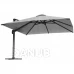 Kerti napernyő MINI ROMA - 2,5x2,5m - huzattal - szürke