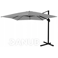 Kerti napernyő MINI ROMA - 2,5x2,5m - huzattal - szürke