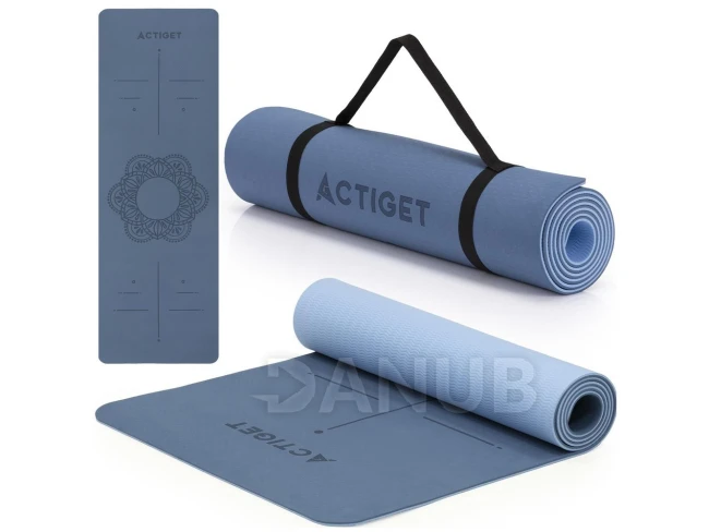 Tornaszőnyeg - 183x61x0,6 cm - csúszásgátló - kék