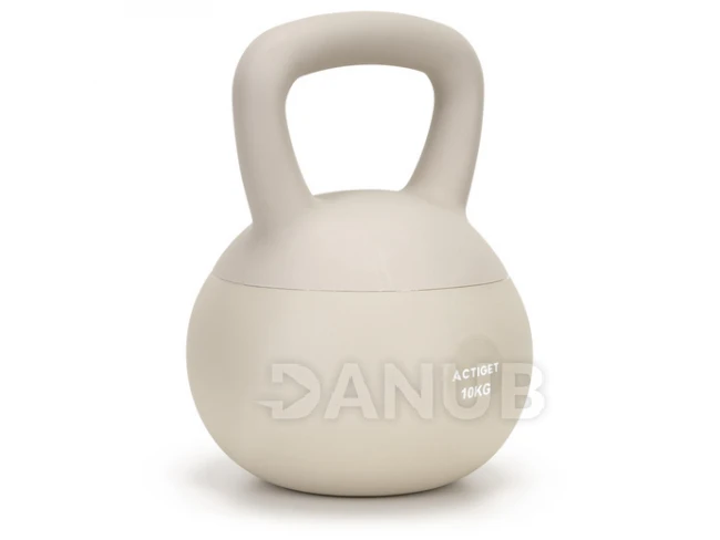 Kettlebell - puha - 10 kg - bézs