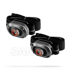 NEBO NEB-HLP-1010-G MYCRO 250 fejlámpa szett, 2 db / szett, 250 lumen, vízálló, akkumulátoros tápellátás