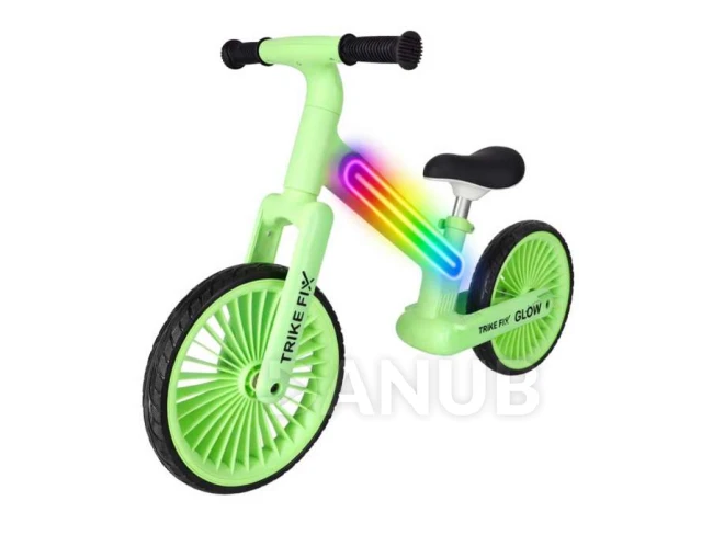 Trike Fix Glow LED futóbicikli - neon zöld