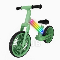 Trike Fix Glow LED futóbicikli - zöld