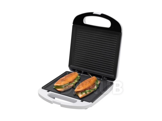 HOME HGP4 panini szendvicssütő, 1200 W, nagy sütőfelület, tapadásmentes, jelzőfények