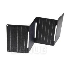 HOME MSC20W hordozható napelemes USB töltő, összecsukható, 20Watt, USB-A + USB-C + DC kimenet