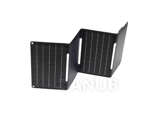 HOME MSC20W hordozható napelemes USB töltő, összecsukható, 20Watt, USB-A + USB-C + DC kimenet