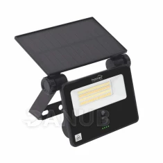 HOME FLP1101SOLAR napelemes LED reflektor, 28 db SMD LED, 1100 lumen, 3 féle színhőmérséklet, mozgásérzékelő, távirányító, IP65
