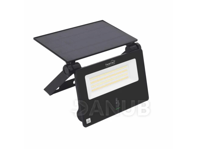 HOME FLP1101SOLAR napelemes LED reflektor, 28 db SMD LED, 1100 lumen, 3 féle színhőmérséklet, mozgásérzékelő, távirányító, IP65