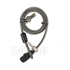 STANLEY S741-159 családi kulcskábeles kerékpár zár, 3 kulcsos, 2400 mm hosszúság