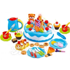 Játékkonyha – Születésnap - Kék - 80 részes