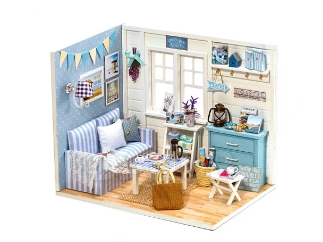 DIY fából készült babaház - 3016