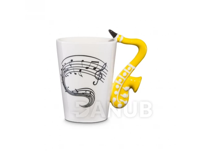 SZAXOFON Zenés bögre 