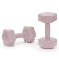 Egykezes súlyzók - 2 db - 2x2 kg - rózsaszín