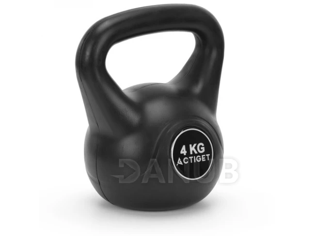 Kettlebell - 4 kg - fekete