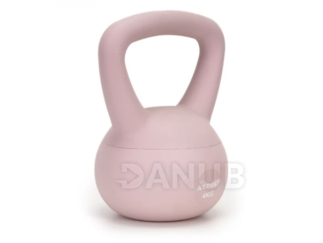 Kettlebell - puha - 4 kg - világos rózsaszín Kettlebell - puha - 4 kg - világos rózsaszín