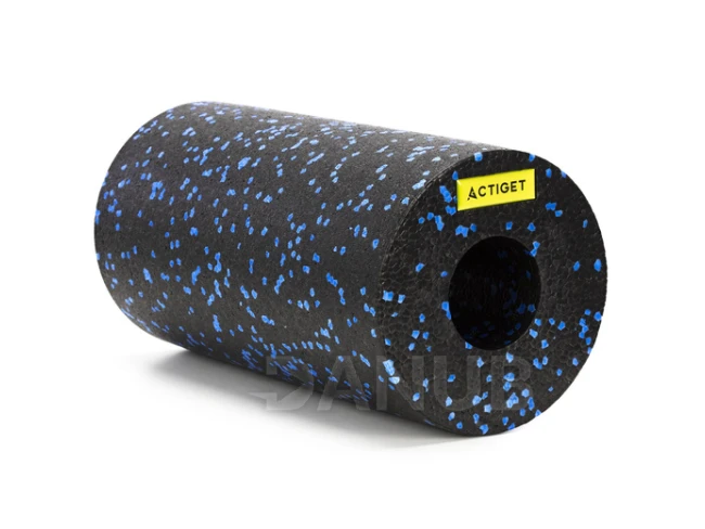 Masszázs henger/roller – közepesen kemény habhenger – fekete-kék