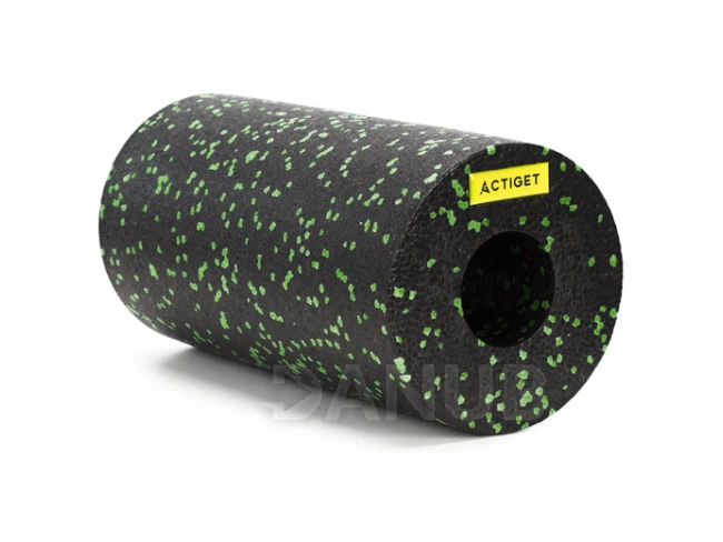 Masszázs henger/ roller – közepesen kemény habhenger – fekete-zöld
