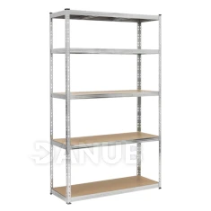 Állítható fém állvány 5 polccal - 205x120x45 cm - 1000 kg