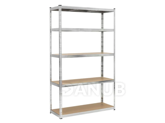 Állítható fém állvány 5 polccal - 205x120x45 cm - 1000 kg