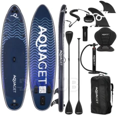 Paddleboard tartozékokkal - 320 cm - 150kg - fekete