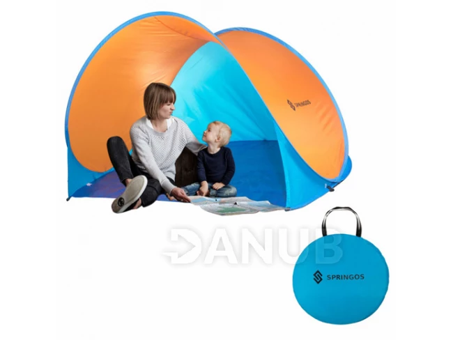 POP-UP strandsátor 200 x 120 CM - kék-narancssárga POP-UP strandsátor 200 x 120 CM - kék-narancssárga